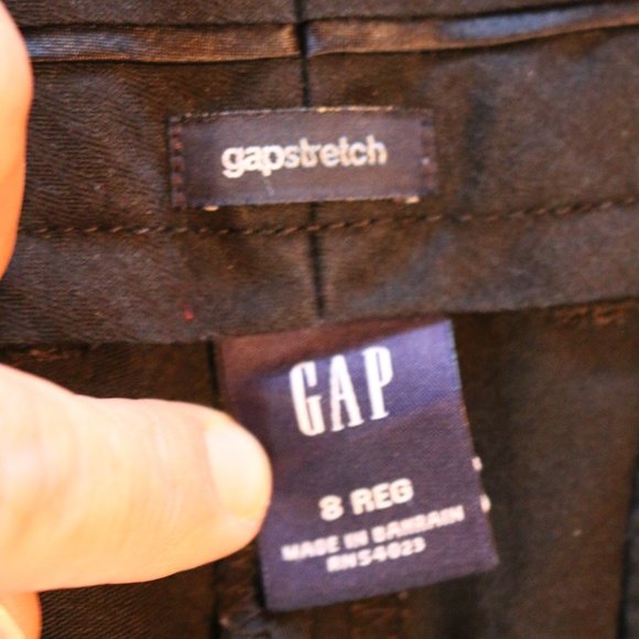 Gap stretch 8 Reg – wide leg cuffed bottom unlined dress pants - Picture 4 of 4